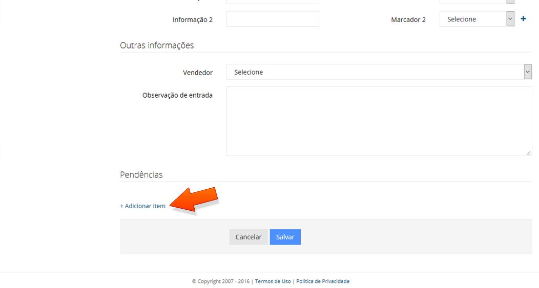 Pendências